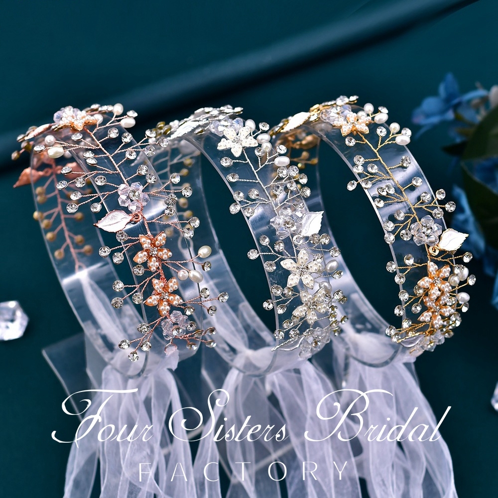 Clear Pearl Hair Pieces