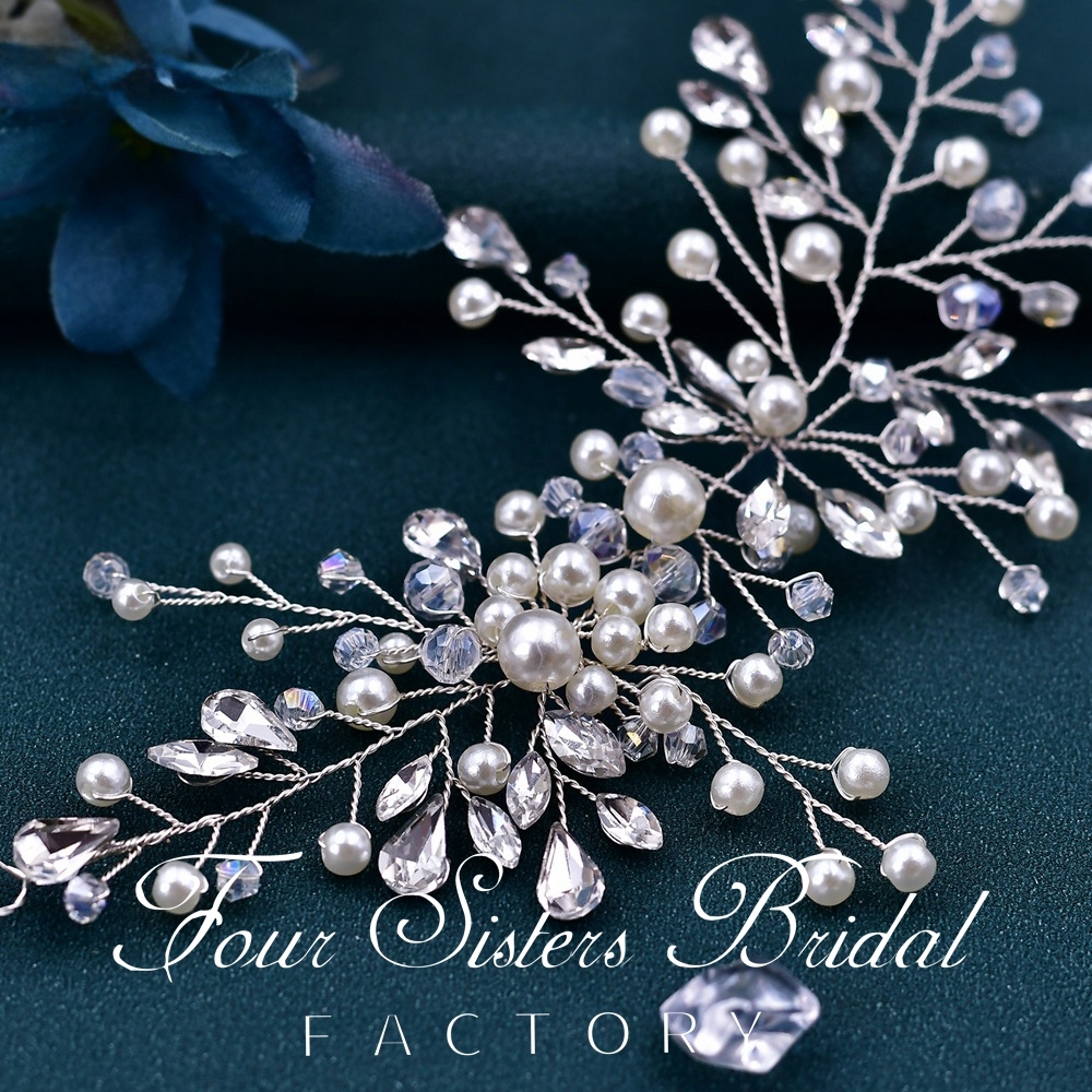 Clear Pearl Hair Pieces