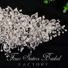 Pearl And Crystal Hair Pieces