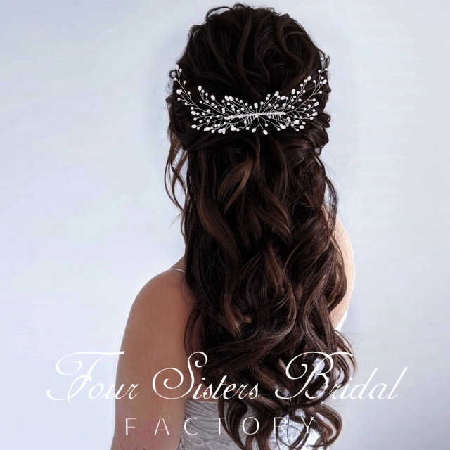 Clear Pearl Hair Pieces