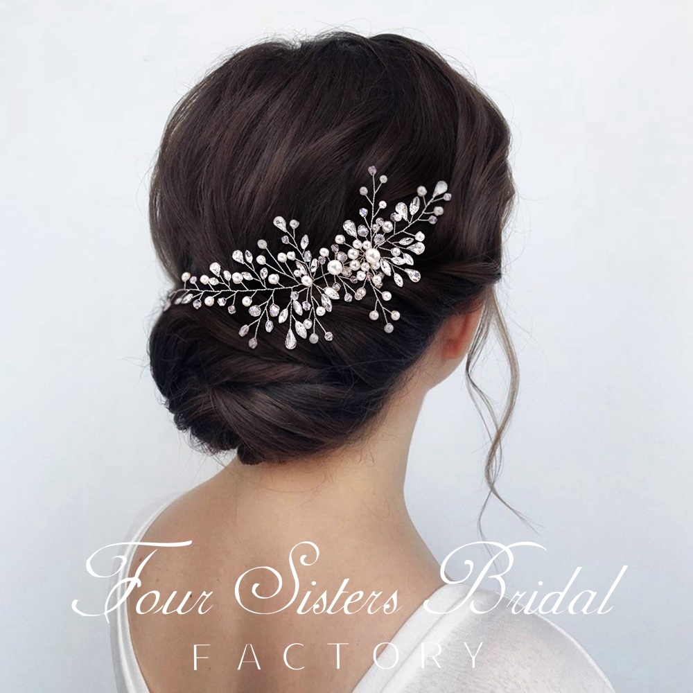 Clear Pearl Hair Pieces