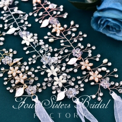 Clear Pearl Hair Pieces