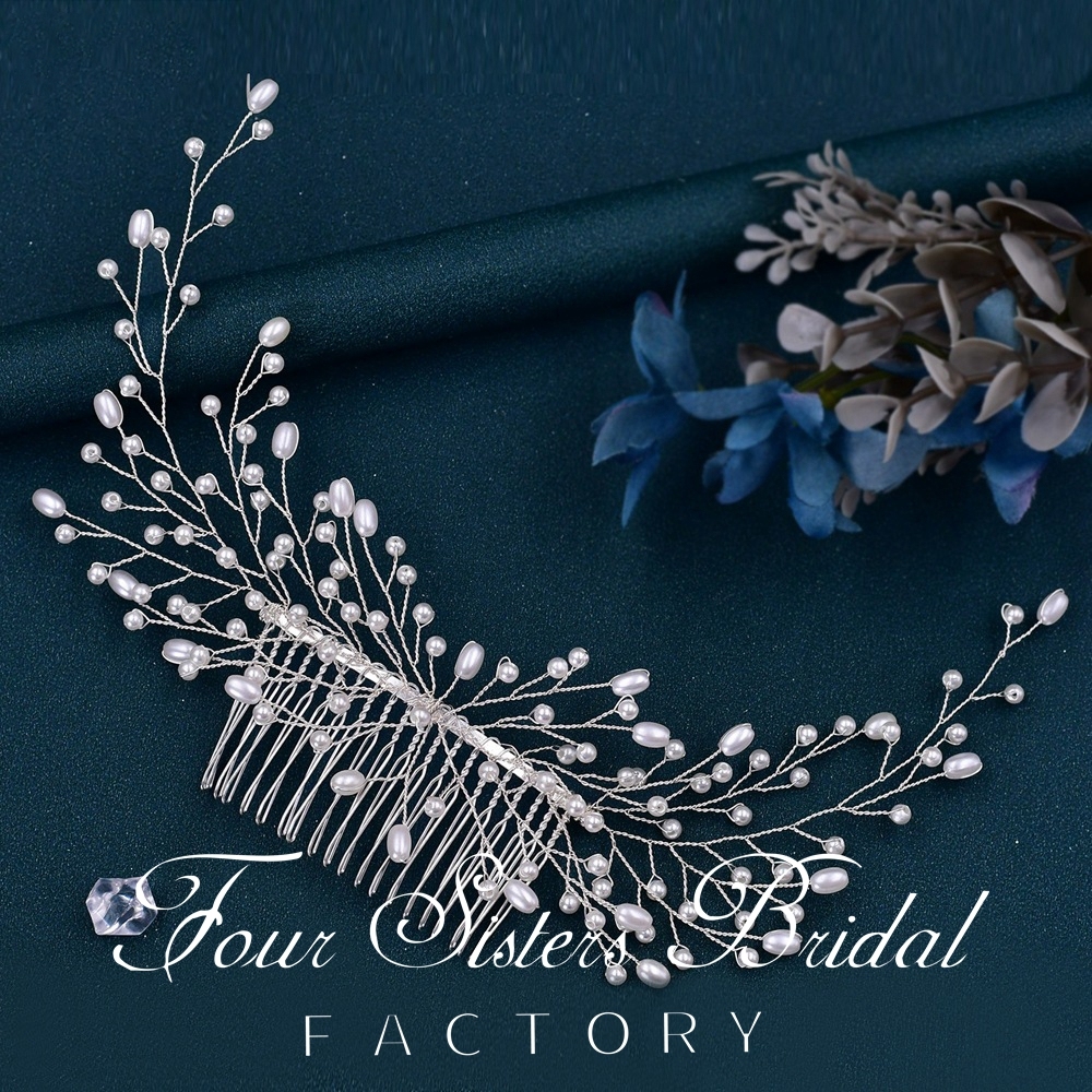 Clear Pearl Hair Pieces