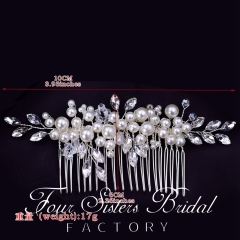 Clear Pearl Hair Pieces