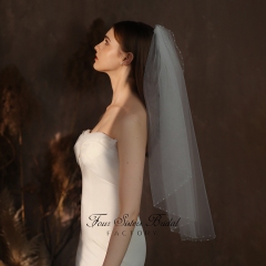 31  Inches Beading Bridal Veils