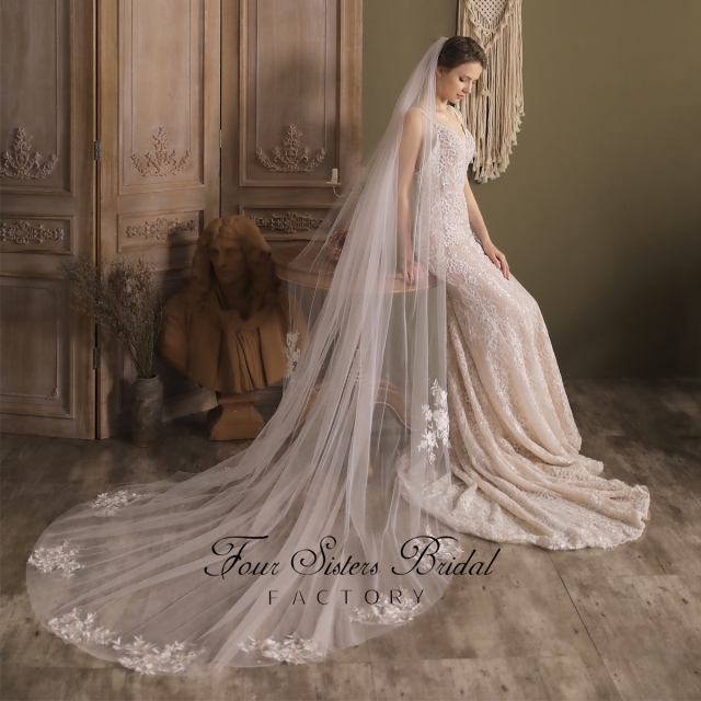 118  Inches Soft Lace Veils