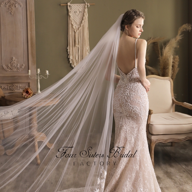 118  Inches Soft Lace Veils