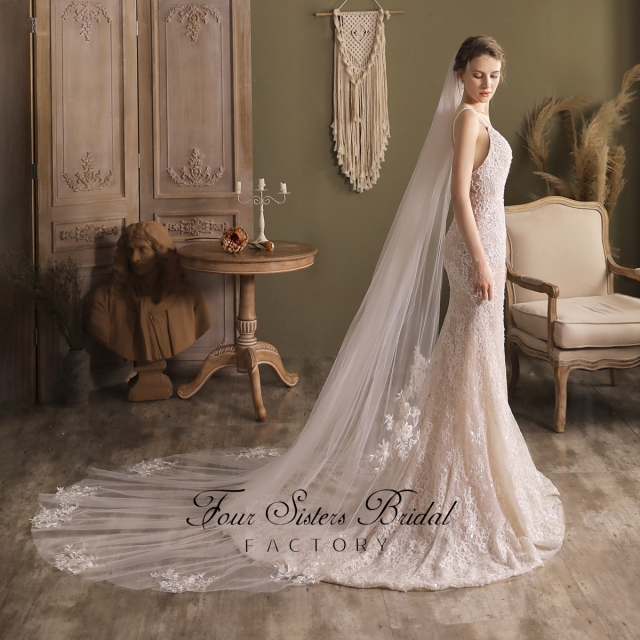 118  Inches Soft Lace Veils