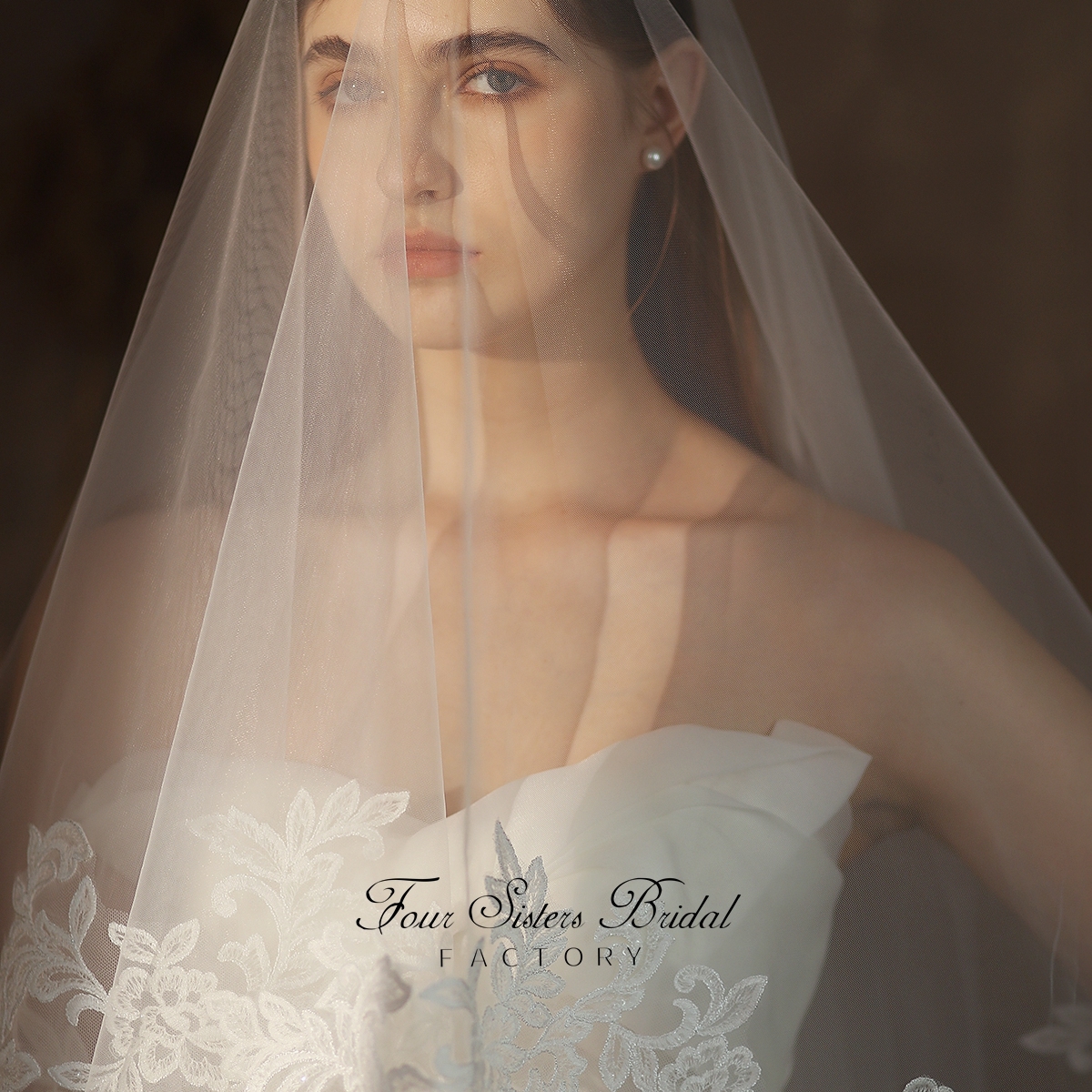 Two Layers Lovely Lace Veils