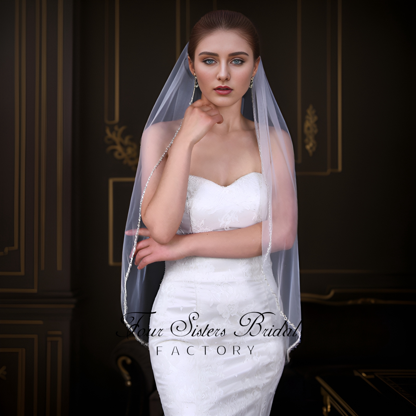 Beading Edge Bridal Veils
