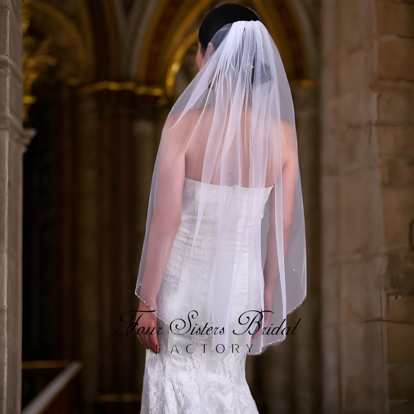 Beading Edge Bridal Veils