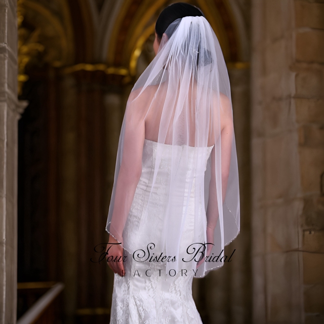 Beading Edge Bridal Veils