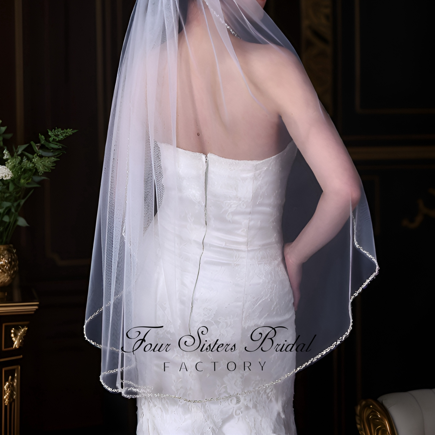 Beading Edge Bridal Veils
