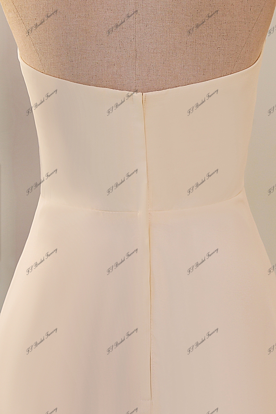 Sweet Heart Pleat Chiffon Split Bridesmaid Dress
