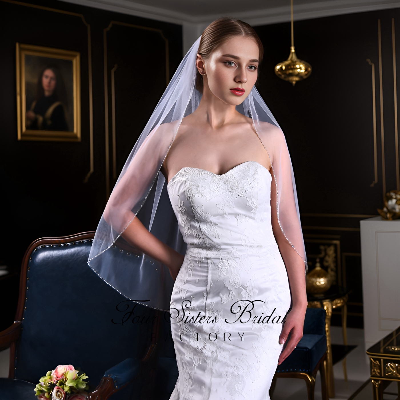 Beading Edge Bridal Veils
