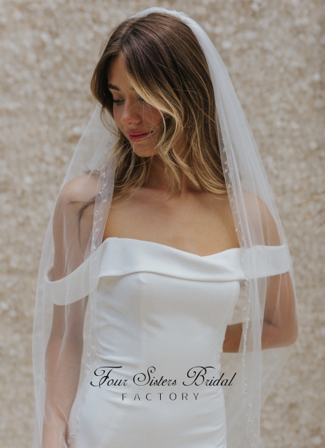Beading Edge Bridal Veils
