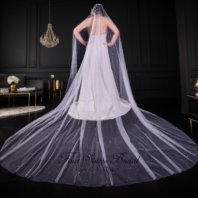 Pearls Wedding Veils