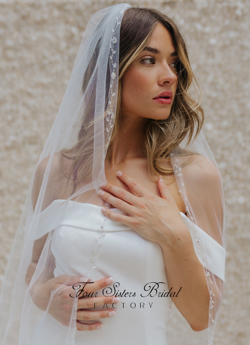 Beading Edge Bridal Veils
