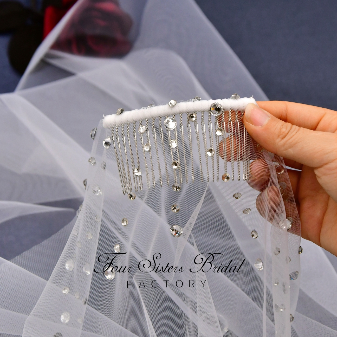 Beading Wedding Veils
