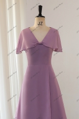 Simple Chiffon Bridesmaid Dress