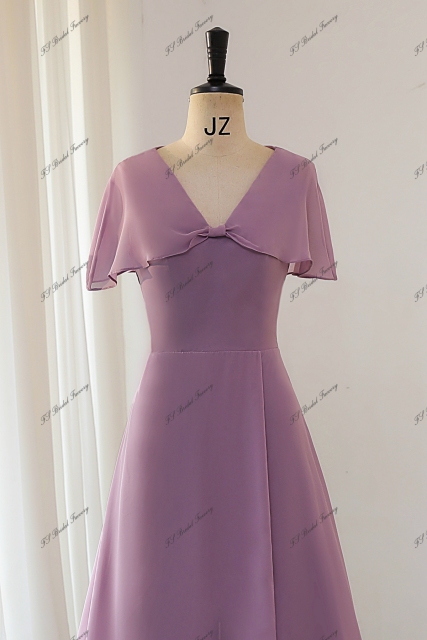 Simple Chiffon Bridesmaid Dress