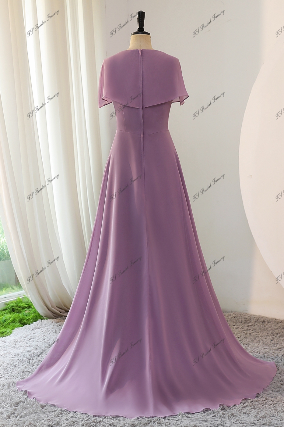 Simple Chiffon Bridesmaid Dress
