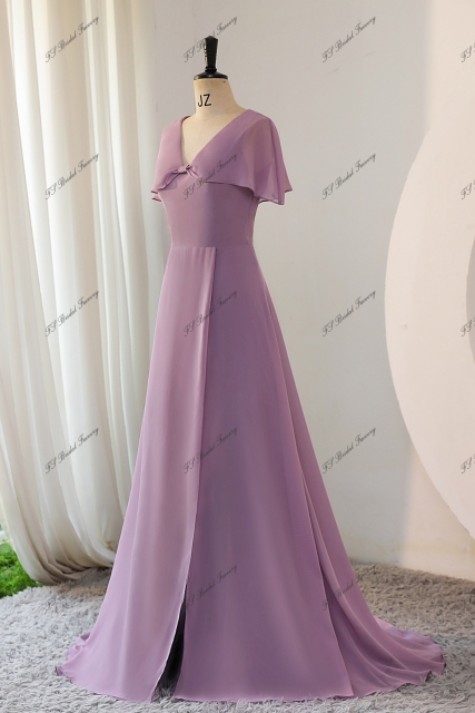 Simple Chiffon Bridesmaid Dress