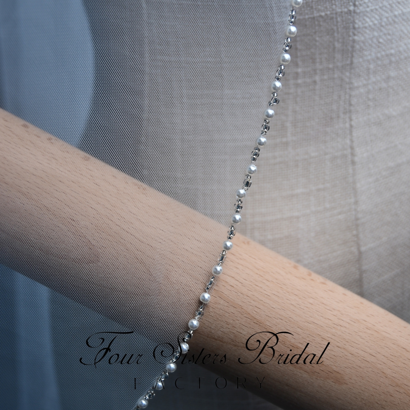 Beading Bridal  Veils