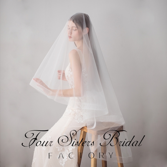 Plain Bridal Veils