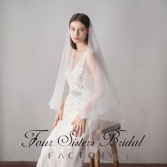 Plain Bridal Veils