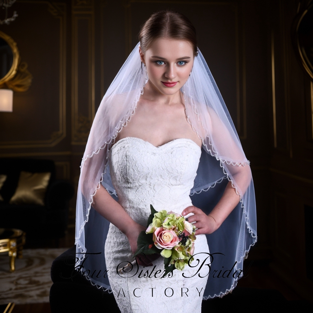 Beading Bridal Veils