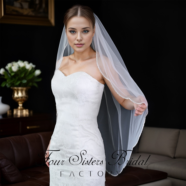 Beading Wedding Veils