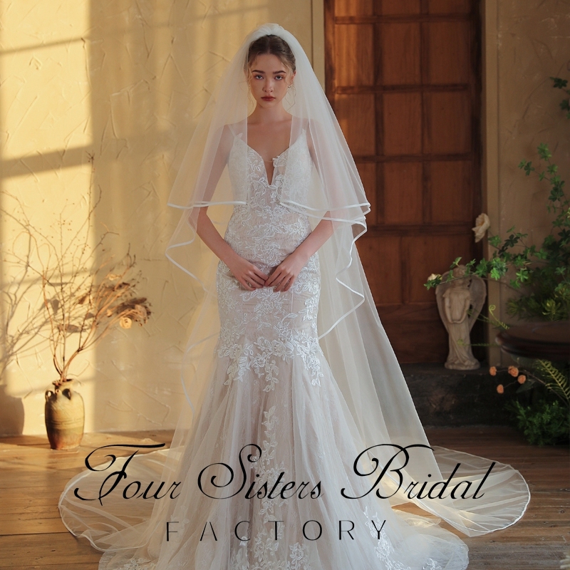 Plain Bridal Veils
