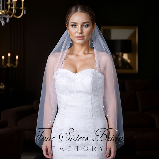 Beading Bridal Veils