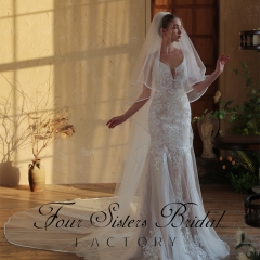 Plain Bridal Veils