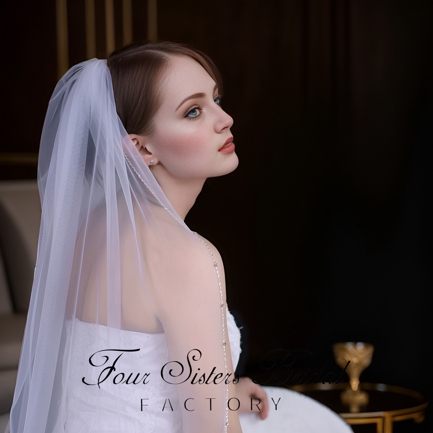 Beading Bridal  Veils