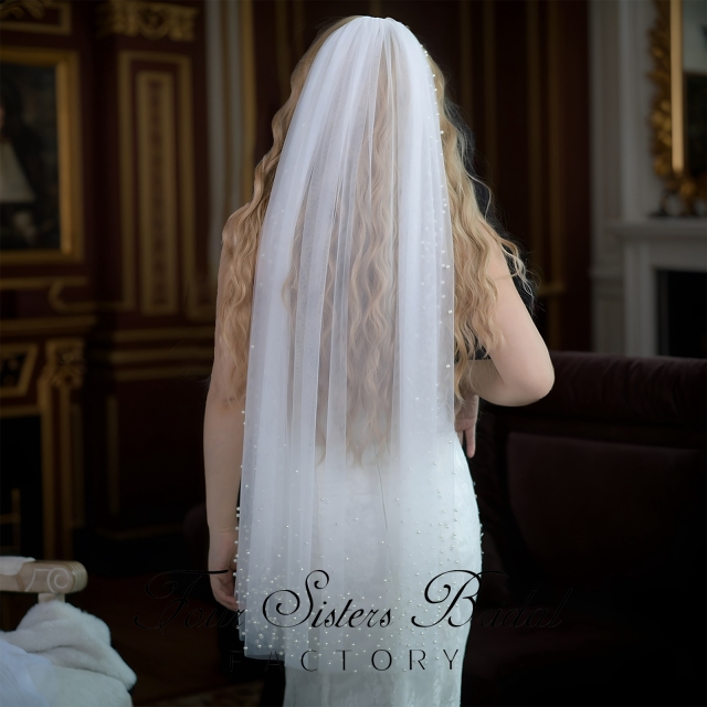 Beading Bridal  Veils