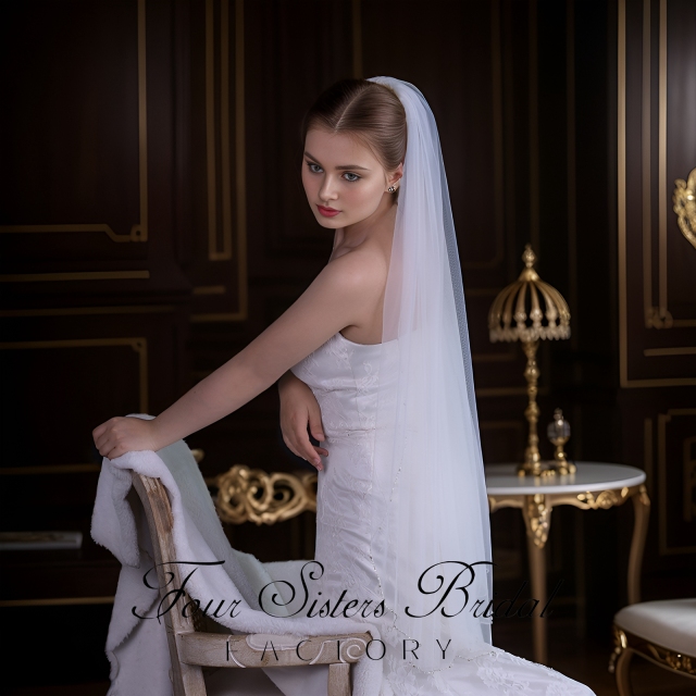 Beading Bridal  Veils