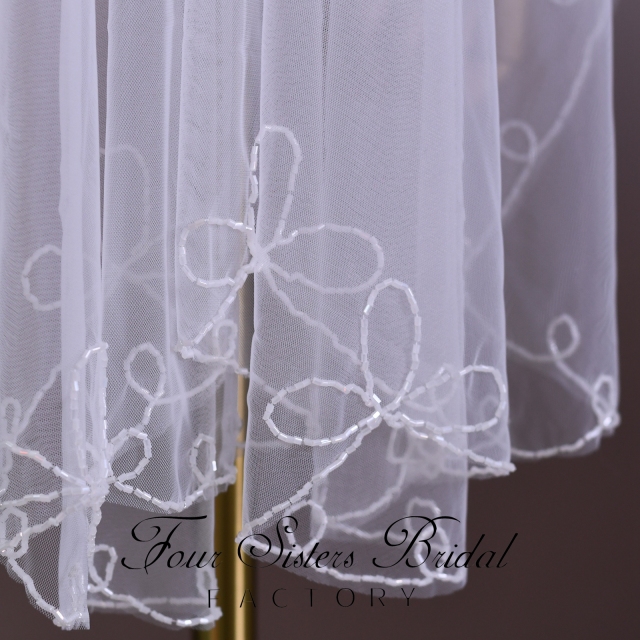 Beading Wedding Veils
