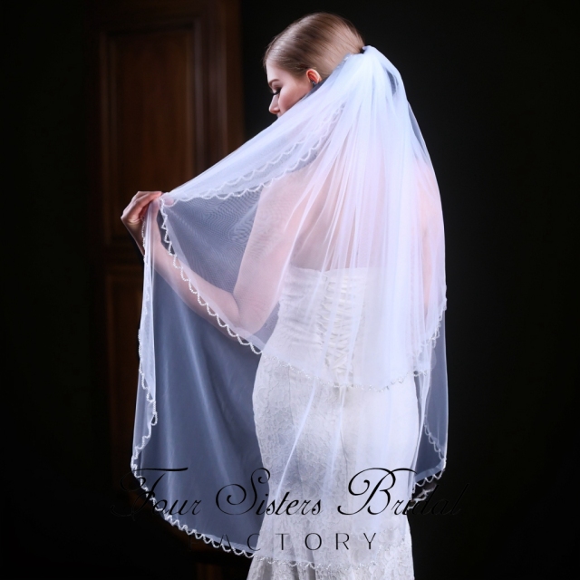 Beading Bridal Veils