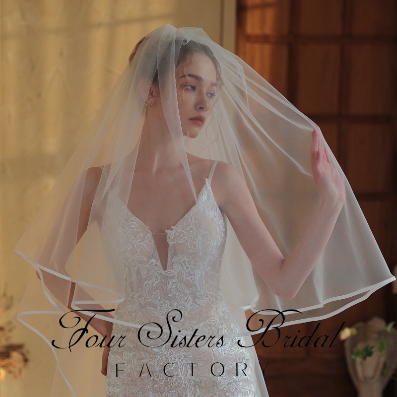 Plain Bridal Veils