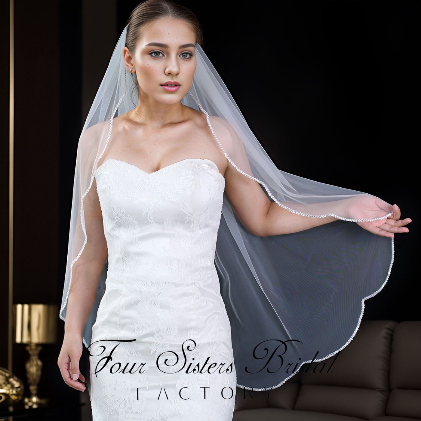 Beading Wedding Veils