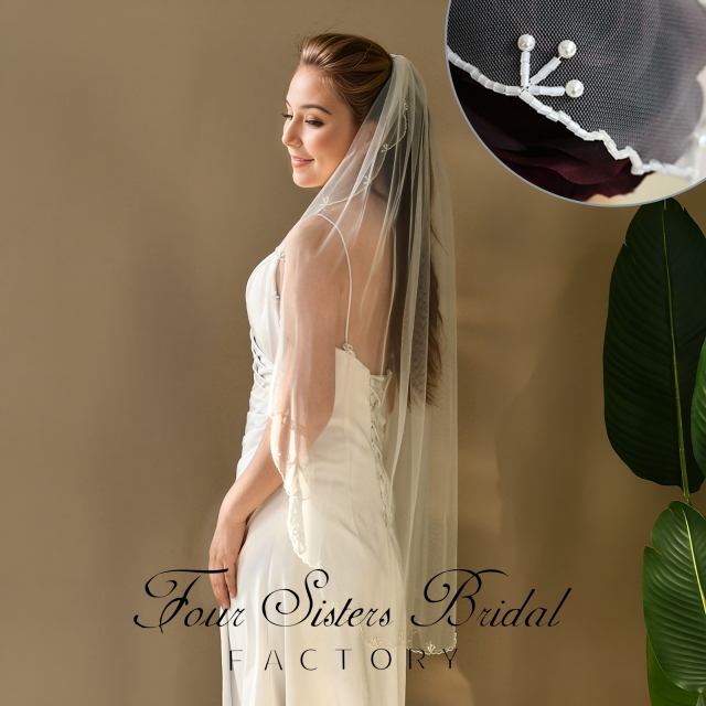 Beading Wedding Veils