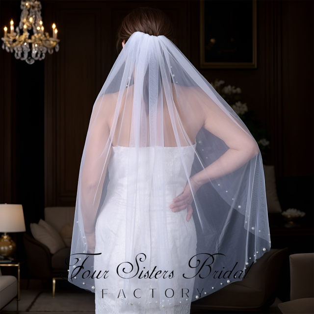 Beading Bridal Veils