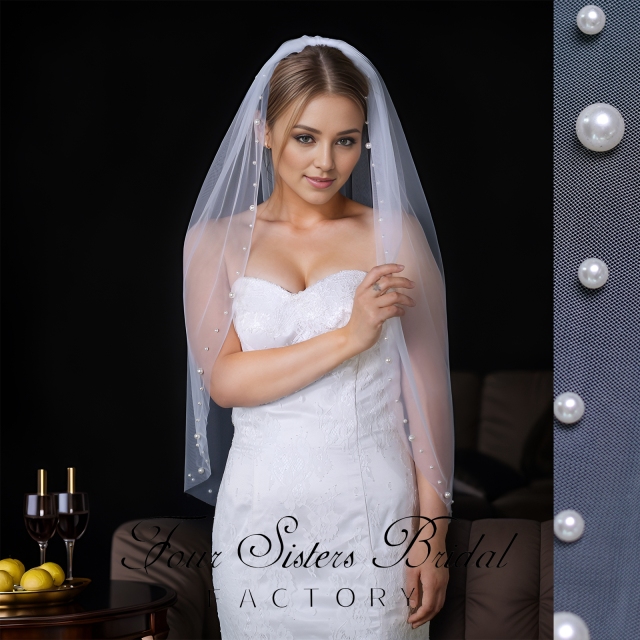 Beading Bridal Veils