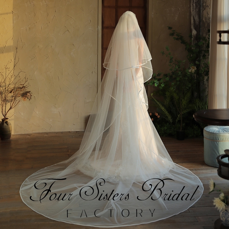 Plain Bridal Veils