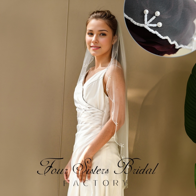 Beading Wedding Veils