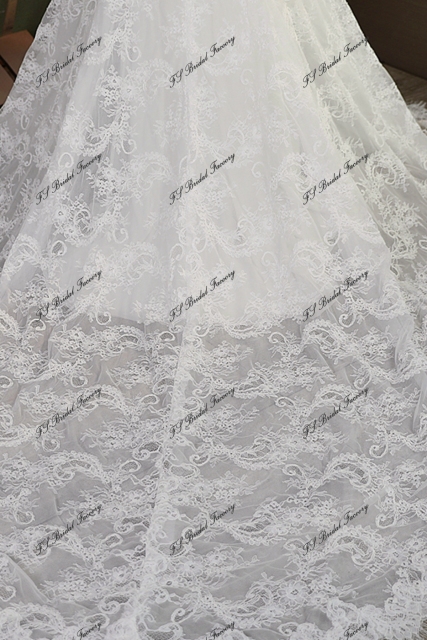 Allover Lace Mermaid Wedding Gown with Sheer Corset Bodice and V Basque Waist