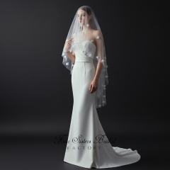 3D Flowers Bridal Veils