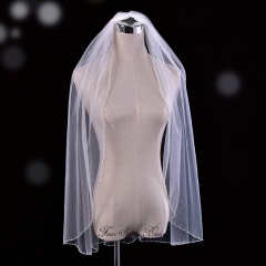 Beading Crystal and Pearl Wedding Veil